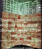 Соляная плитка 10*10*2,5см himalaysalt.ru