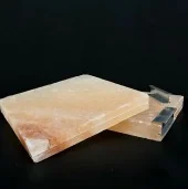 Соляная плитка 20*20*2,5см с пазом для монтажа из Гималайской соли торцованная по высоте