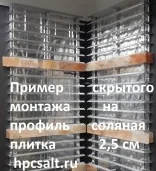 Соляная плитка из Гималайской соли 20х10х2,5см HPCSALT 1