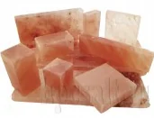 Соляная плитка шлифованная с пропилом (пазом) 10*10*2,5см