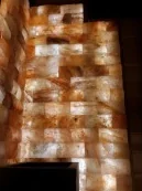 Соляная стена, скрытый монтаж, натуральный кирпич 5 см (1 кв.м.) himalaysalt.ru