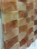 Соляной кирпич скошенный шлифованный (Гималайская соль) 20*10*4см 